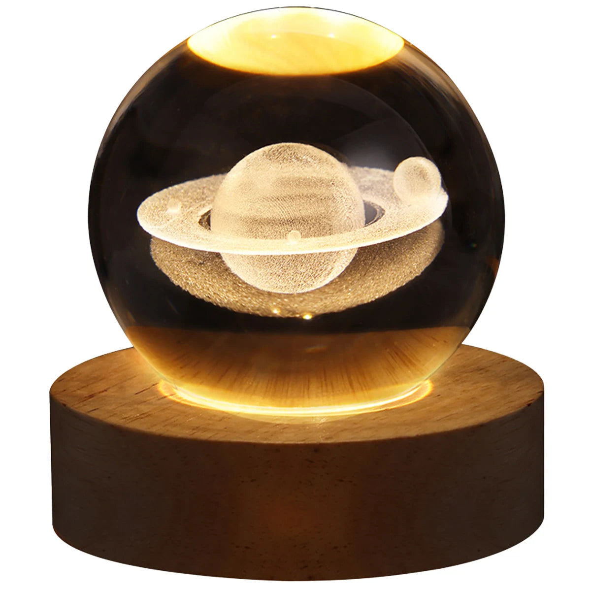 Astronomy Crystal Lights Glowing Planetary Galaxy Astronaut Ball Night Lights Bedside Light Ramadan Decoration Mood Light