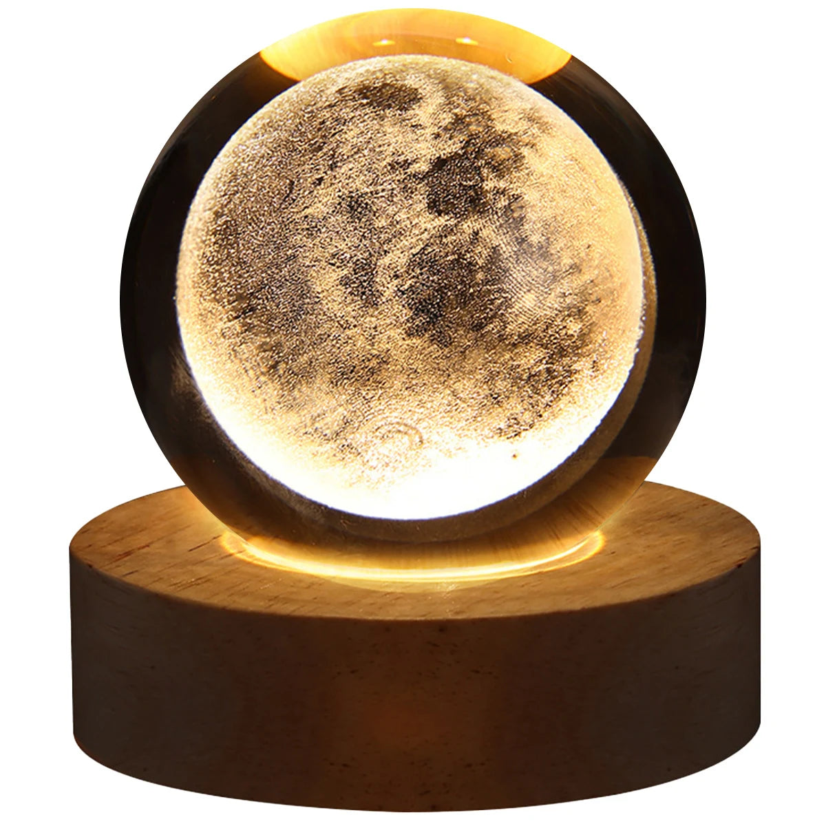 Astronomy Crystal Lights Glowing Planetary Galaxy Astronaut Ball Night Lights Bedside Light Ramadan Decoration Mood Light