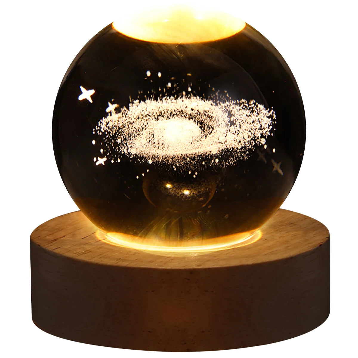 Astronomy Crystal Lights Glowing Planetary Galaxy Astronaut Ball Night Lights Bedside Light Ramadan Decoration Mood Light